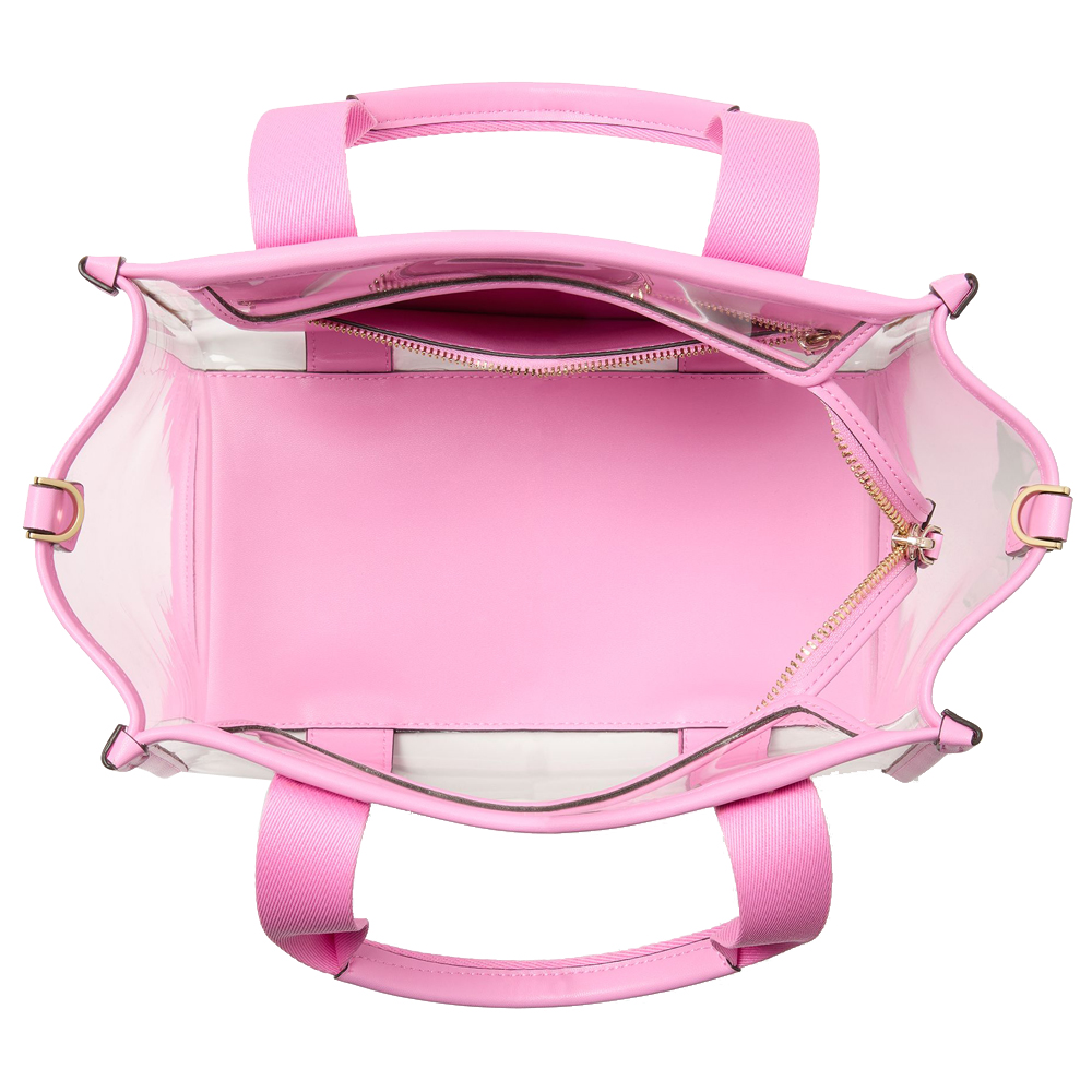 Kate Spade Kip Clear Small Tote Surf Pink # KL064