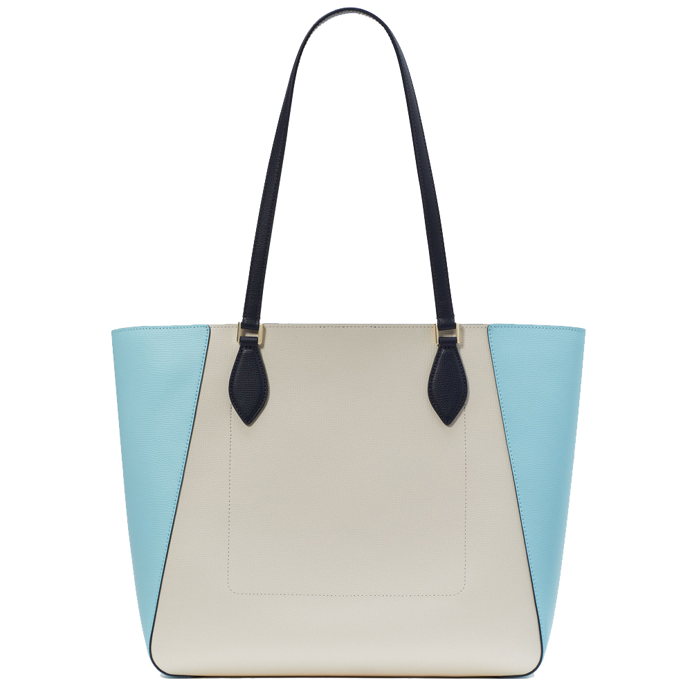 Kate Spade Poppy Colorblock Large Tote Blazer Blue Multi # KG757
