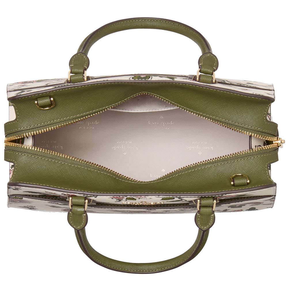 Kate Spade Madison Floral Medium Satchel Meringue Multi # KM142