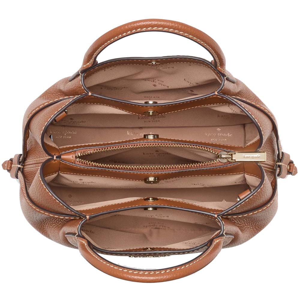 Kate Spade Dumpling Small Satchel Warm Gingerbread # KM140