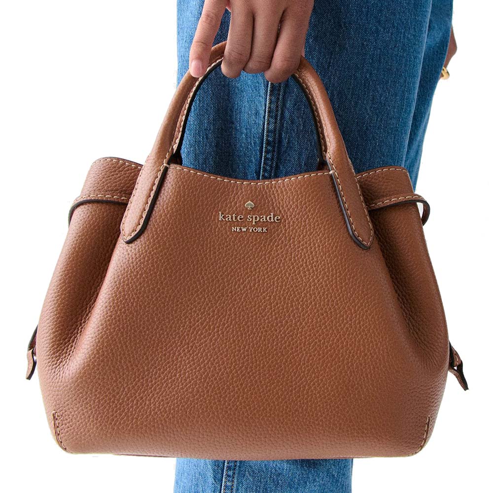 Kate Spade Dumpling Small Satchel Warm Gingerbread # KM140