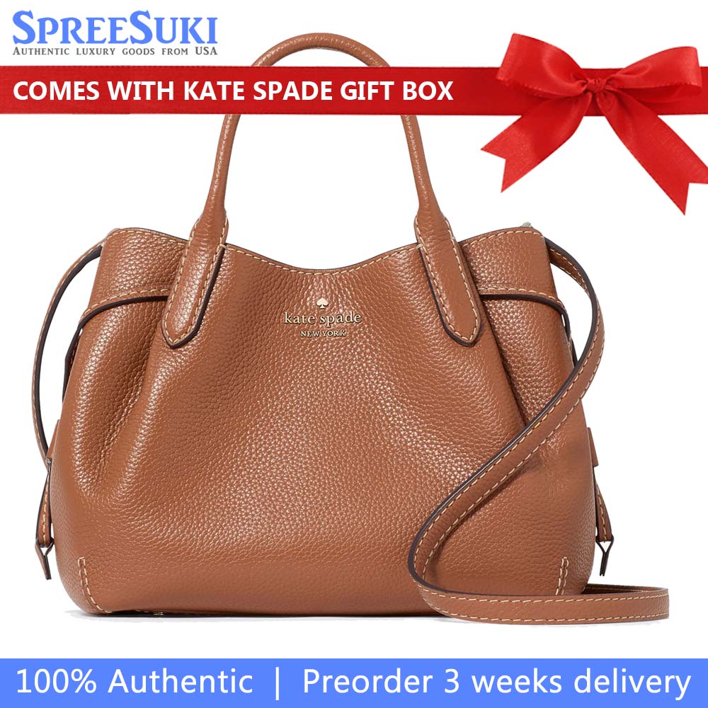 Kate Spade Dumpling Small Satchel Warm Gingerbread # KM140