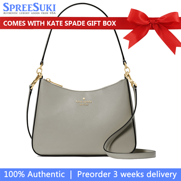 Kate Spade Crossbody Bag Sling Madison Saffiano Leather Shoulder Bag Dusky Pine # KH397