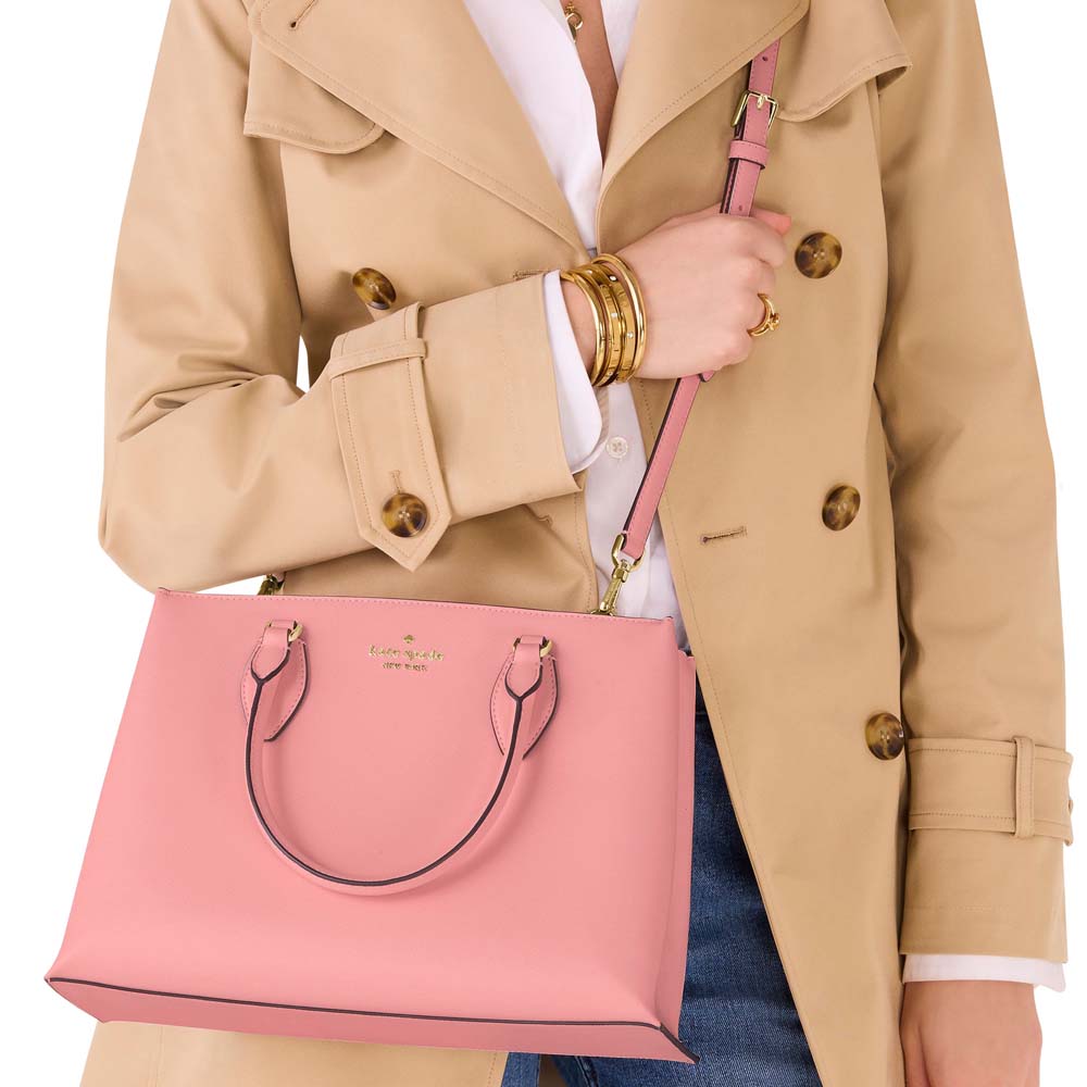 Kate Spade Rae Medium Satchel Terracotta Tile # KK310