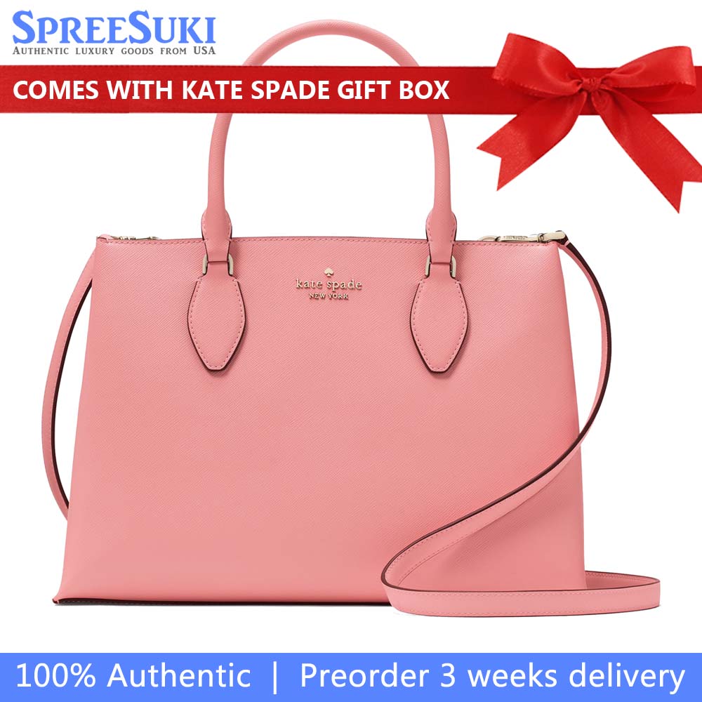 Kate Spade Rae Medium Satchel Terracotta Tile # KK310
