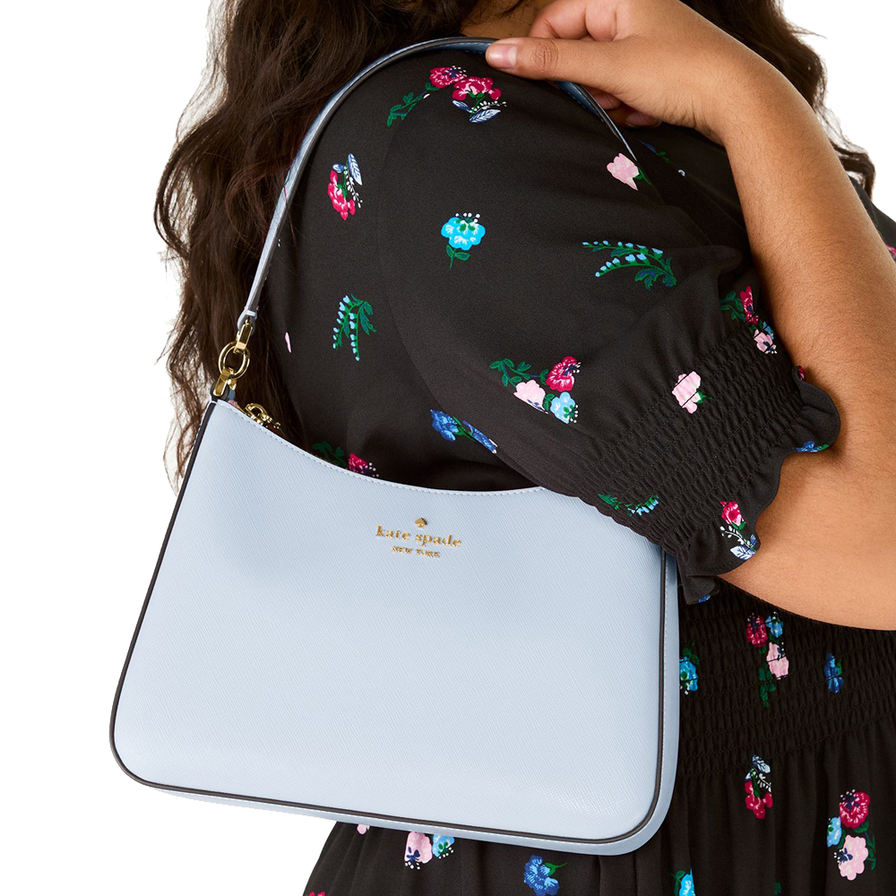Kate Spade Crossbody Bag Sling Madison Saffiano Leather Shoulder Bag Watercolor Blue # KH397