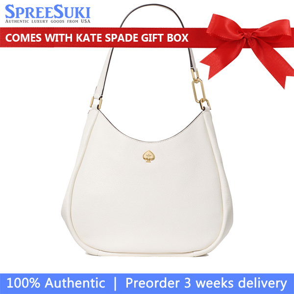 Kate Spade Kayla Large Triple Compartment Shoulder Bag Meringue # KL804