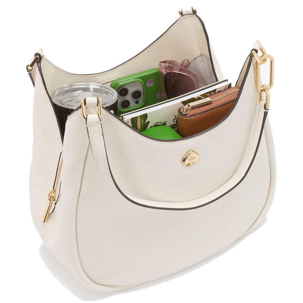 Kate Spade Kayla Large Triple Compartment Shoulder Bag Meringue # KL804