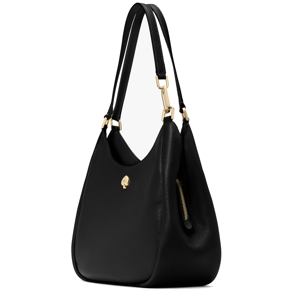 Kate Spade Kayla Large Triple Compartment Shoulder Bag Black # KL804