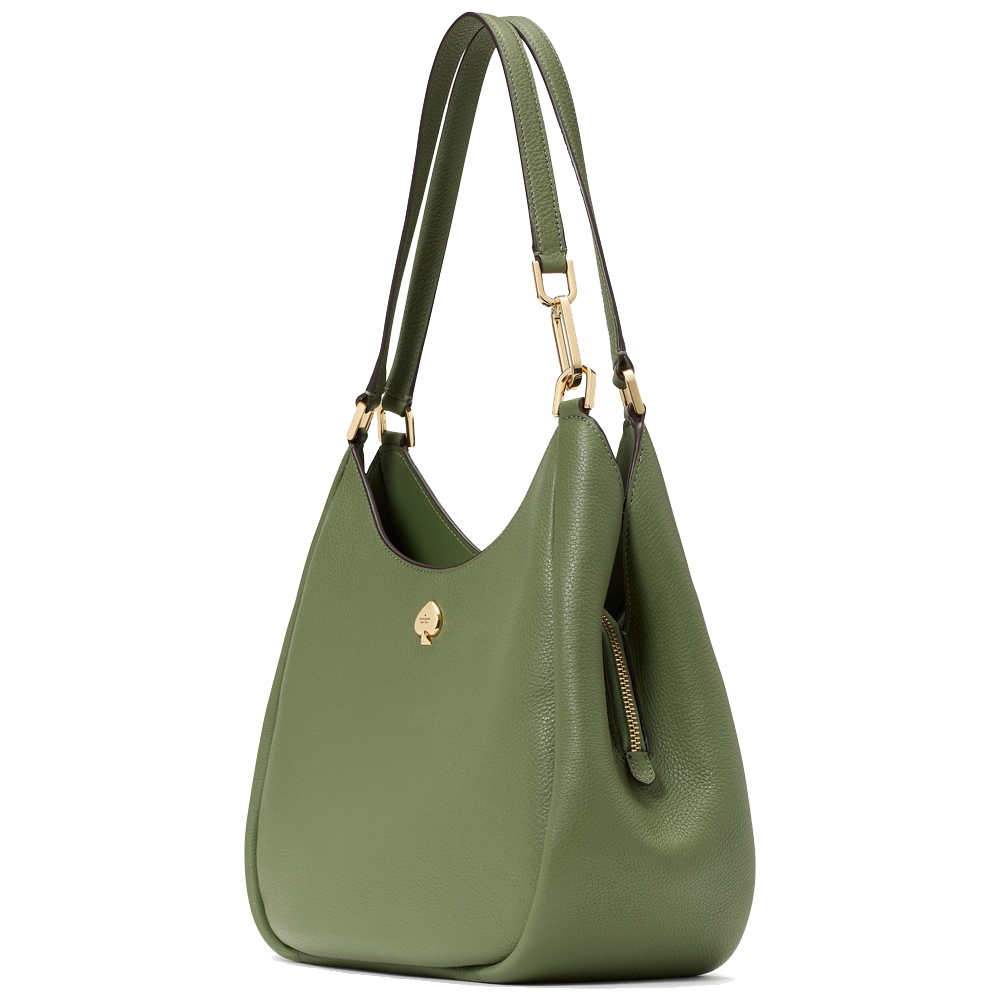 Kate Spade Kayla Large Triple Compartment Shoulder Bag Cedar Stand # KL804