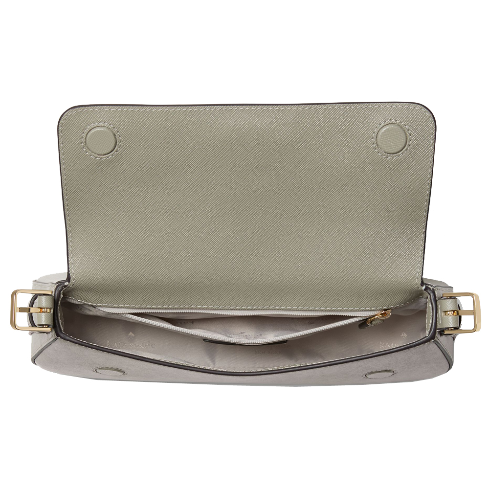 Kate Spade Madison Saffiano Leather Small Flap Shoulder Bag Dusky Pine # KK952
