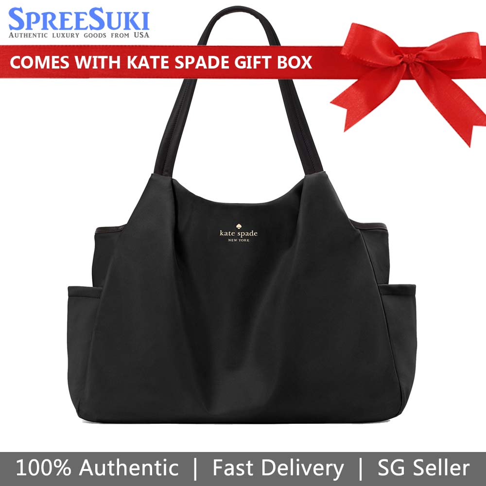 Kate Spade Chelsea Large Baby Bag Black # KF313
