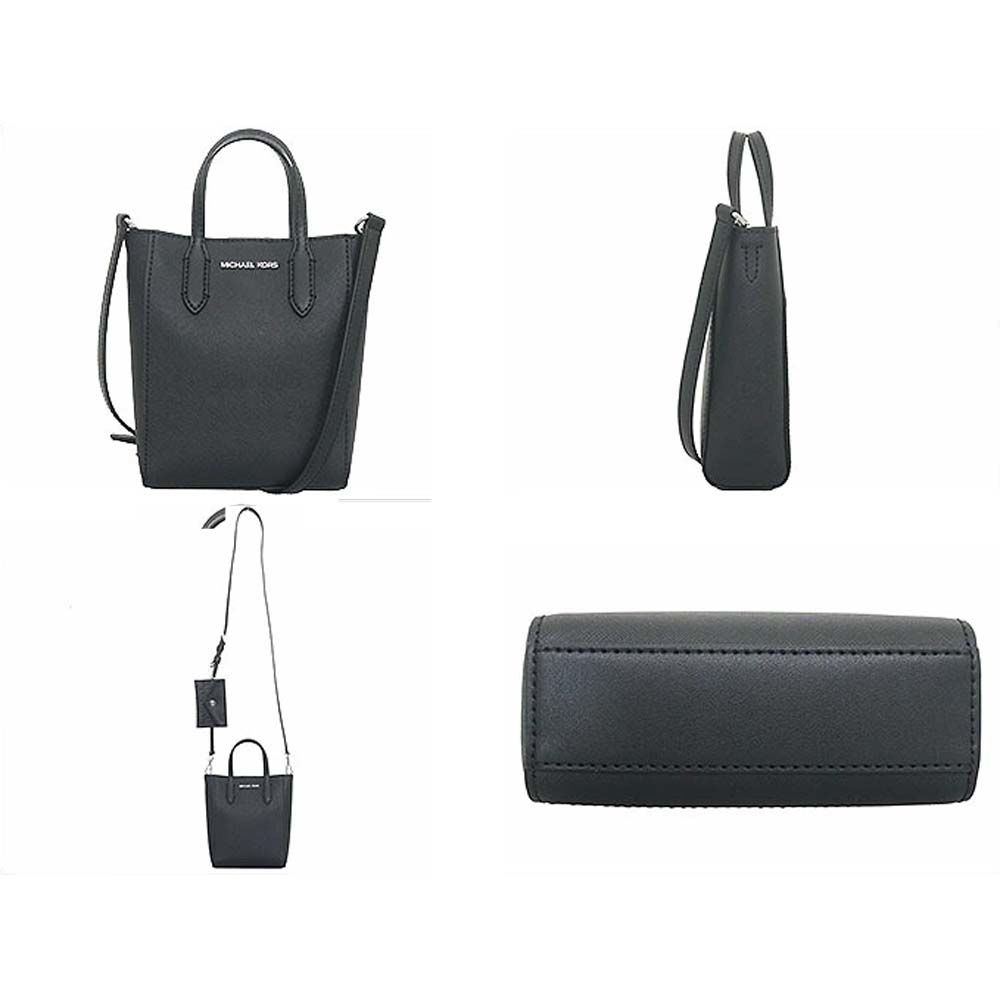 Michael Kors Sling Bag Crossbody Vincent Extra-Small Crossbody Bag With Card Case Black # 35F4S2VC0T