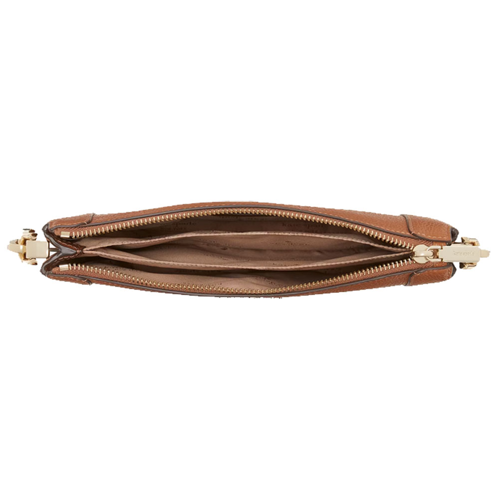 Kate Spade Lena Double Compartment Crossbody Warm Gingerbread # KH430D1