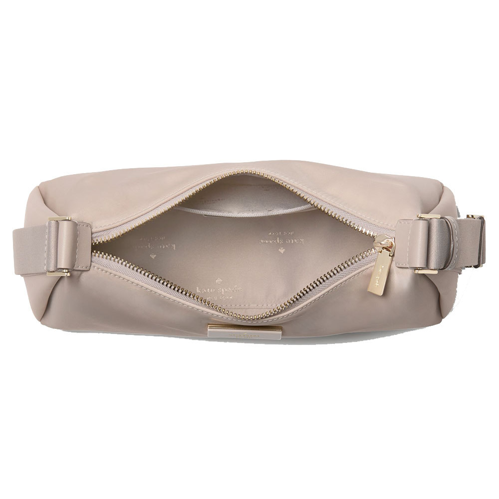 Kate Spade Carter Nylon Small Shoulder Bag Cozy Grey # KL967