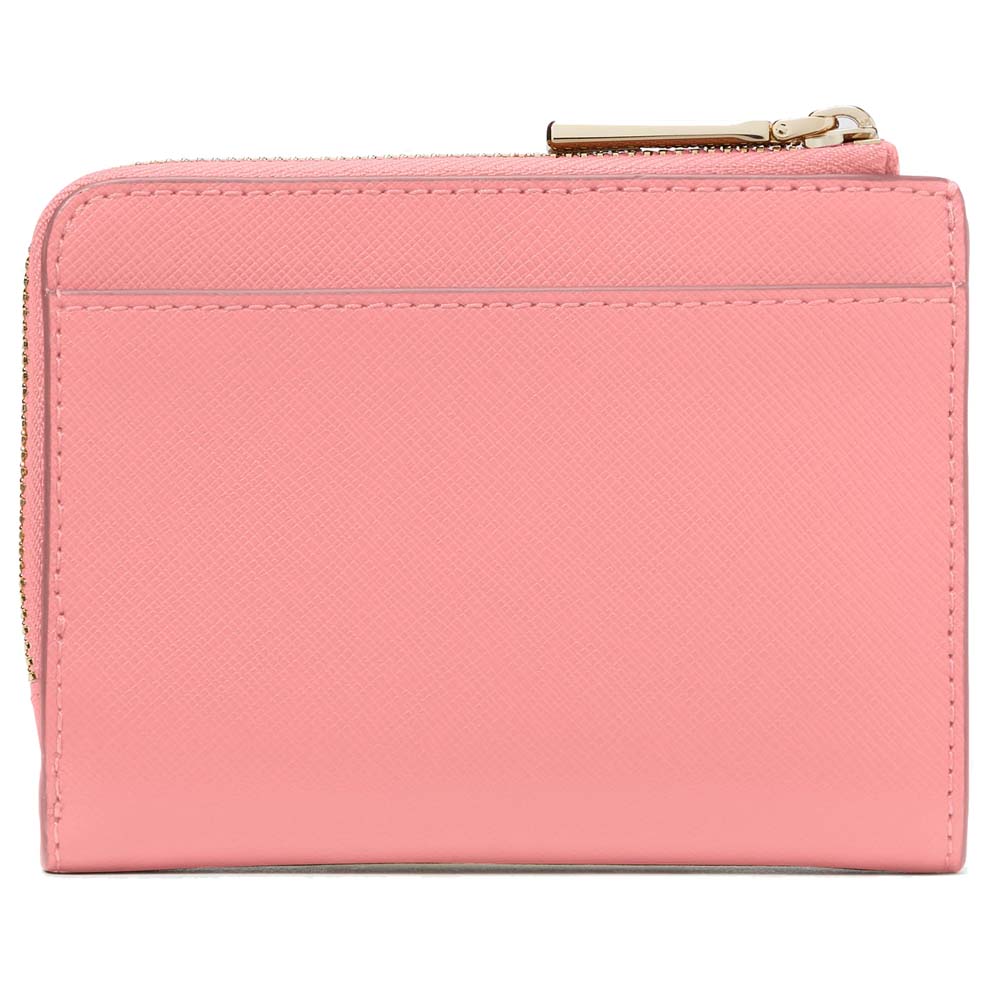 Kate Spade Small Wallet Madison Saffiano Leather Small Lzip Wallet Terracotta Tile # KH615