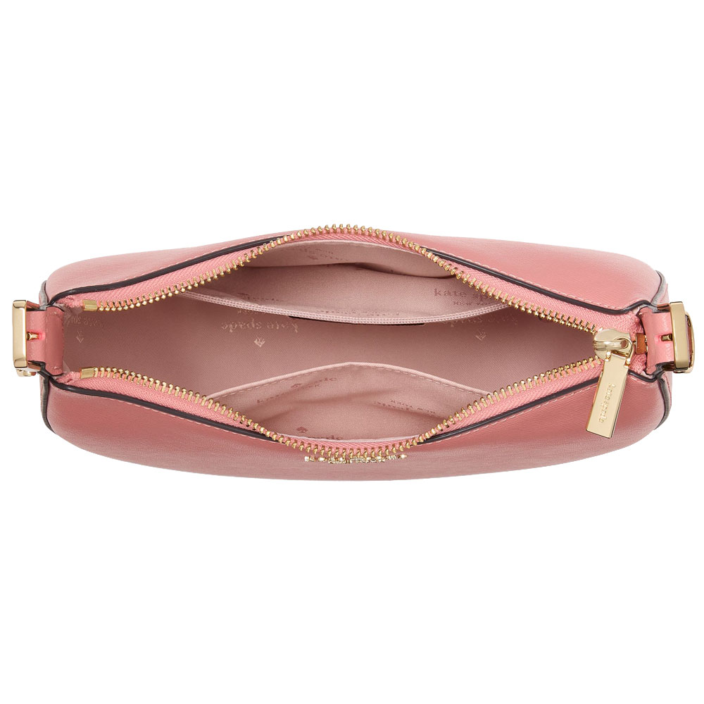 Kate Spade Madison Saffiano Leather Crescent Shoulder Bag Terracotta Tile # KK949