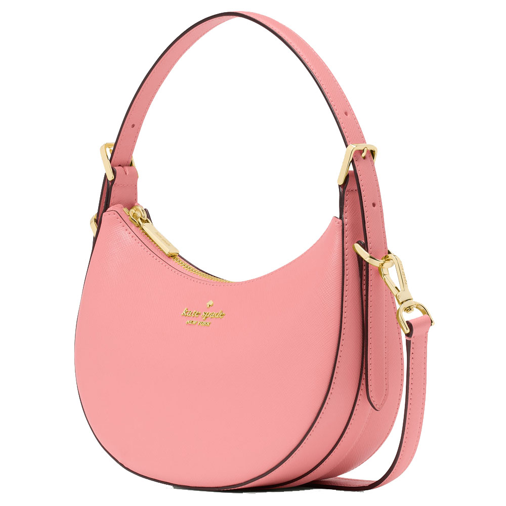 Kate Spade Madison Saffiano Leather Crescent Shoulder Bag Terracotta Tile # KK949