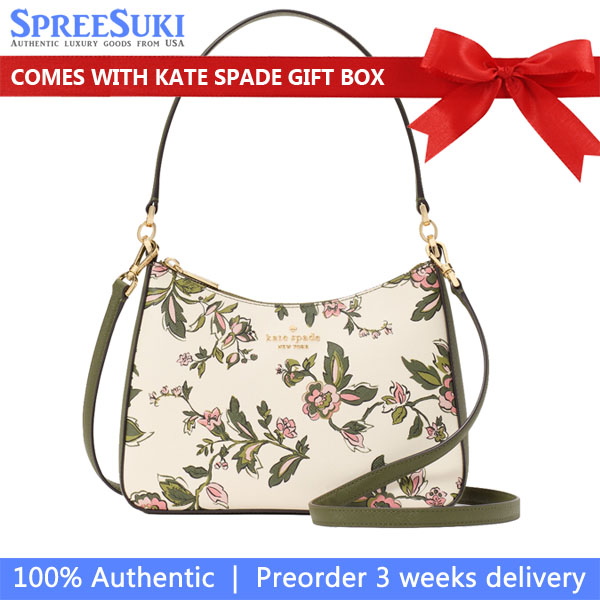 Kate Spade Margot Floral Shoulder Bag Meringue Multi # KL809