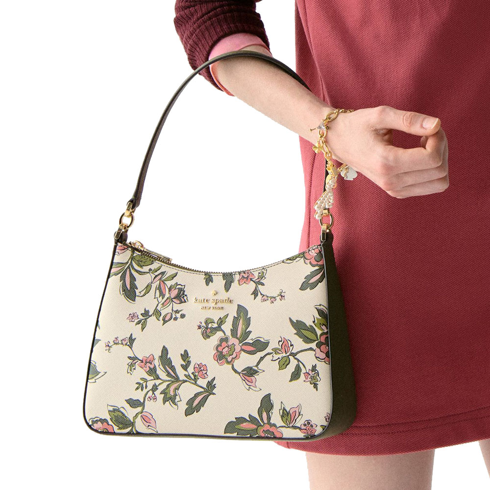 Kate Spade Margot Floral Shoulder Bag Meringue Multi # KL809