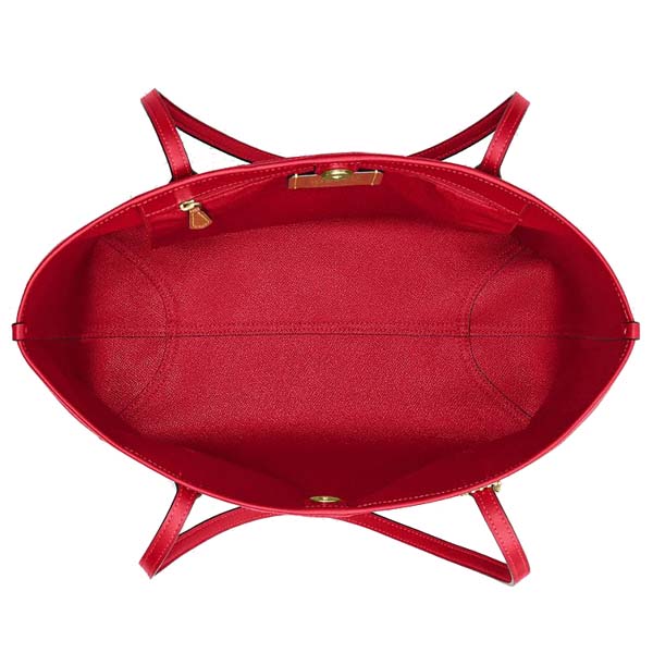Coach City Tote Bag In Signature Canvas With Coach Graphic Denim Bold Red # CBI79