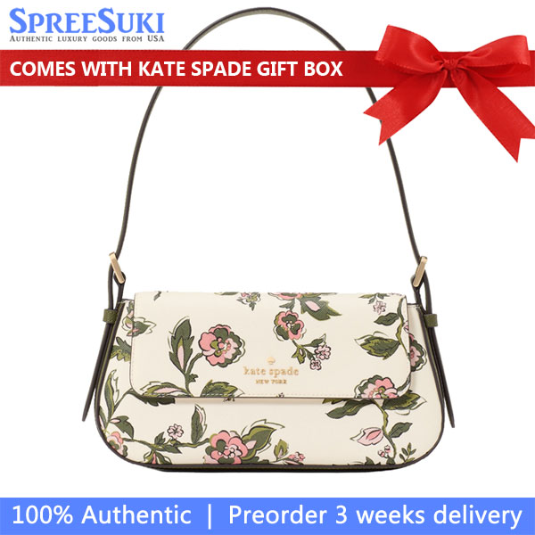 Kate Spade Madison Floral Small Shoulder Bag Meringue Multi # KL811