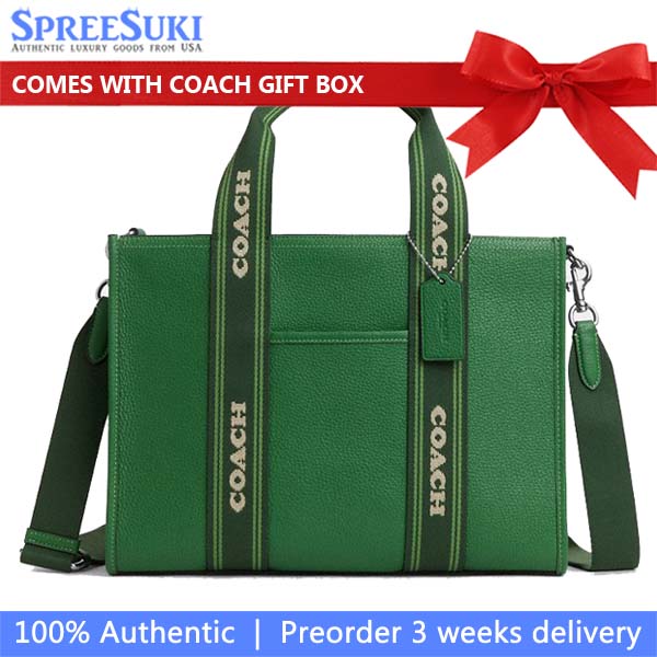 Coach Smith Tote Bag Silver Kelly # CBM10