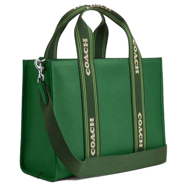 Coach Smith Tote Bag Silver Kelly # CBM10