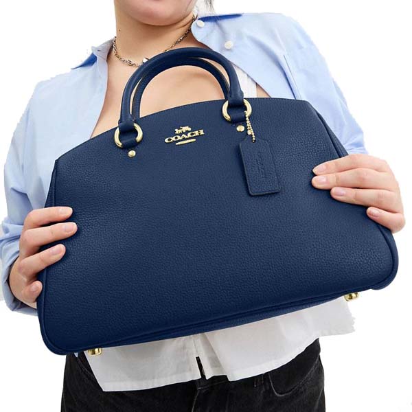 Coach Savannah Carryall Bag Deep Blue # CAL56