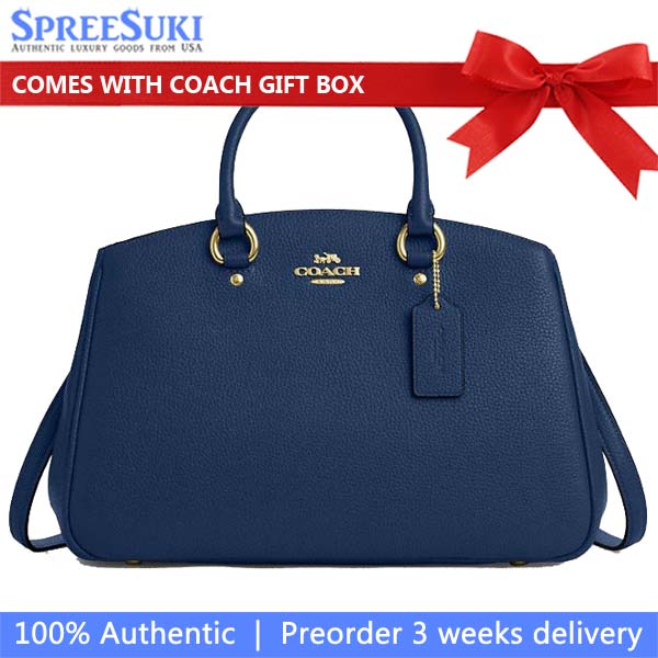 Coach Savannah Carryall Bag Deep Blue # CAL56