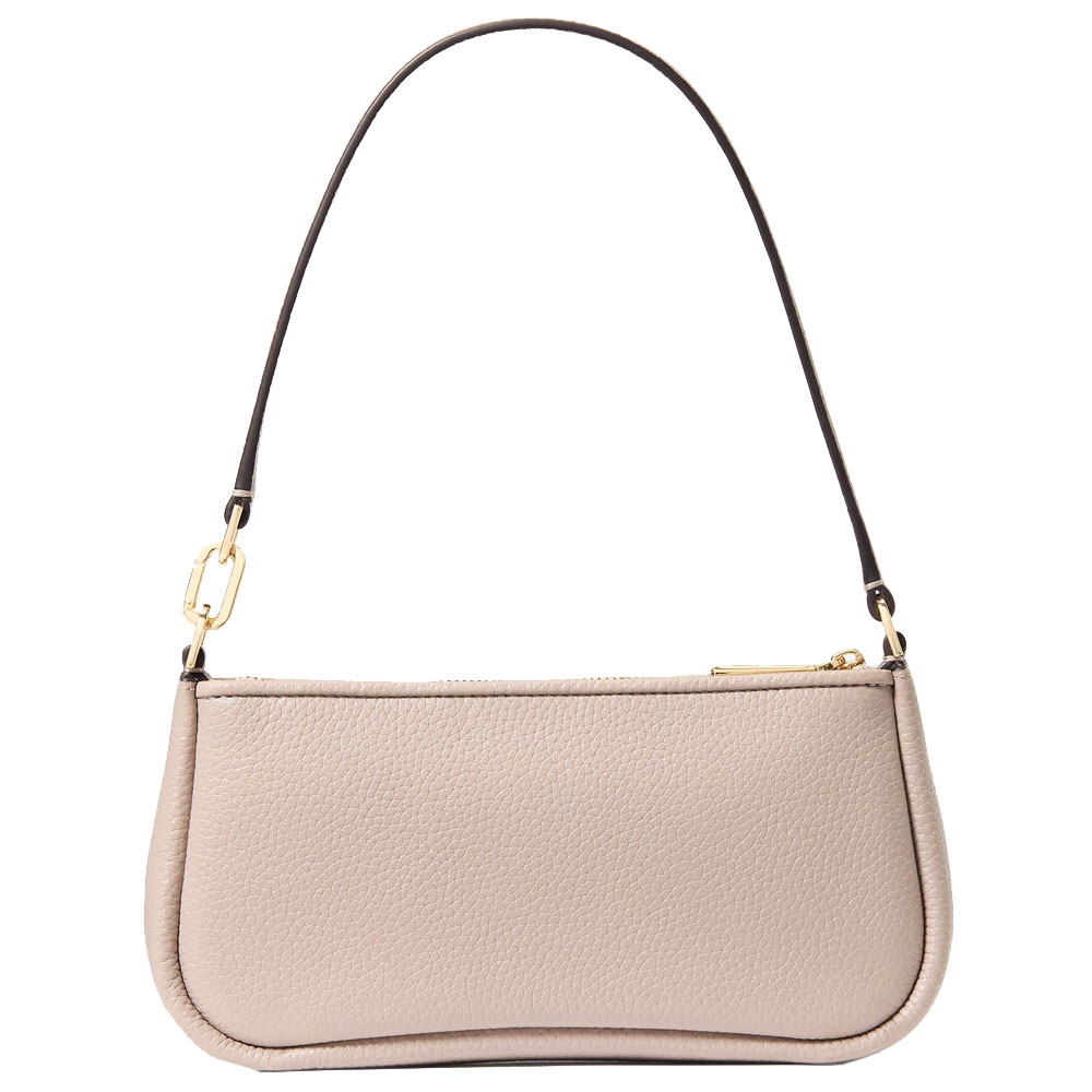 Kate Spade Kayla Woven Leather Convertible Wristlet Cozy Grey # KK909