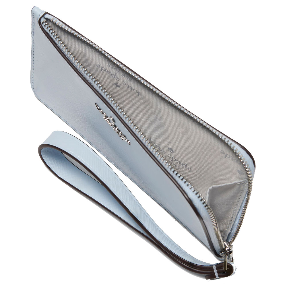 Kate Spade Lucy Small Card Holder Wristlet Watercolor Blue # KM457