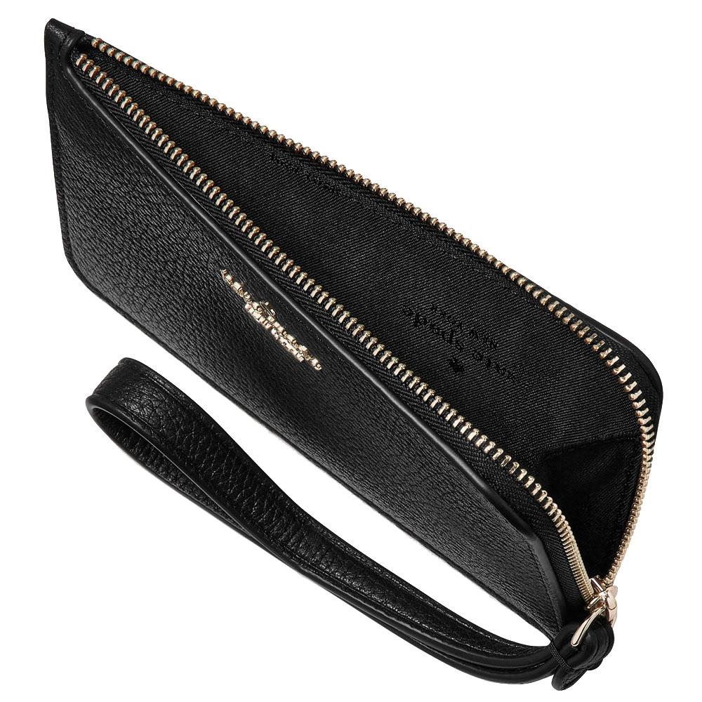 Kate Spade Lucy Small Card Holder Wristlet Black # KM461