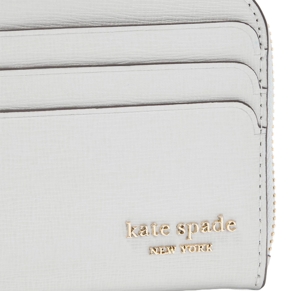 Kate Spade Devin Coin Card Case Wristlet Stone Path # KI663