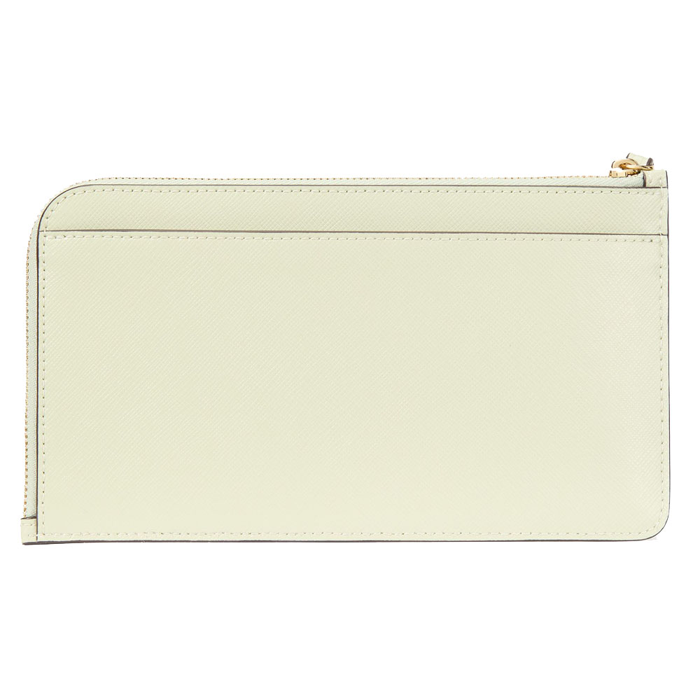 Kate Spade Lucy Floral Applique Medium L-Zip Wristlet Sage Bundle # KL856