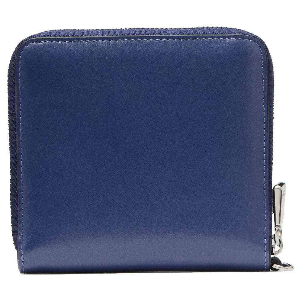 Kate Spade Label Small Compact Webbed Wristlet Deep Lake # KI728