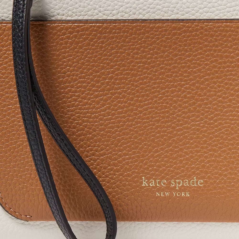 Kate Spade Ava Colorblocked Wristlet Parchment Multi # KD952-1
