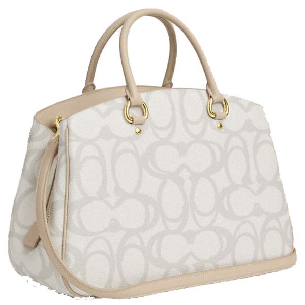 Coach Savannah Carryall Bag In Sketch Signature Canvas Ivory # CBH92