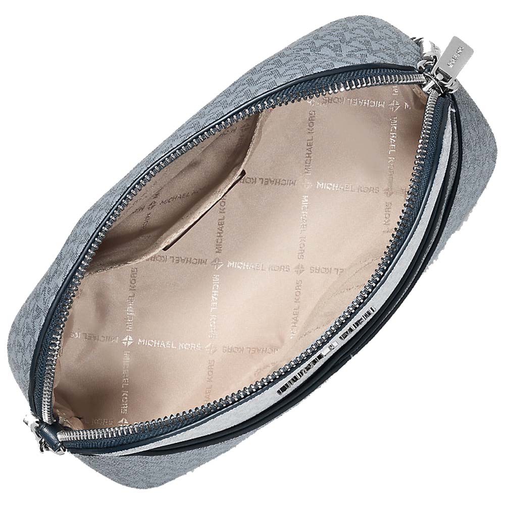 Michael Kors Jet Set Travenuel Color-Block Signature Logo Crossbody Bag Admiral Multi # 35S5STVC6B