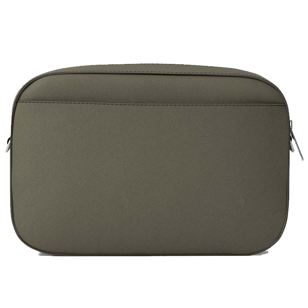 Michael Kors Jet Set Large Saffiano Leather Crossbody Bag Olive # 35T1STTC9L