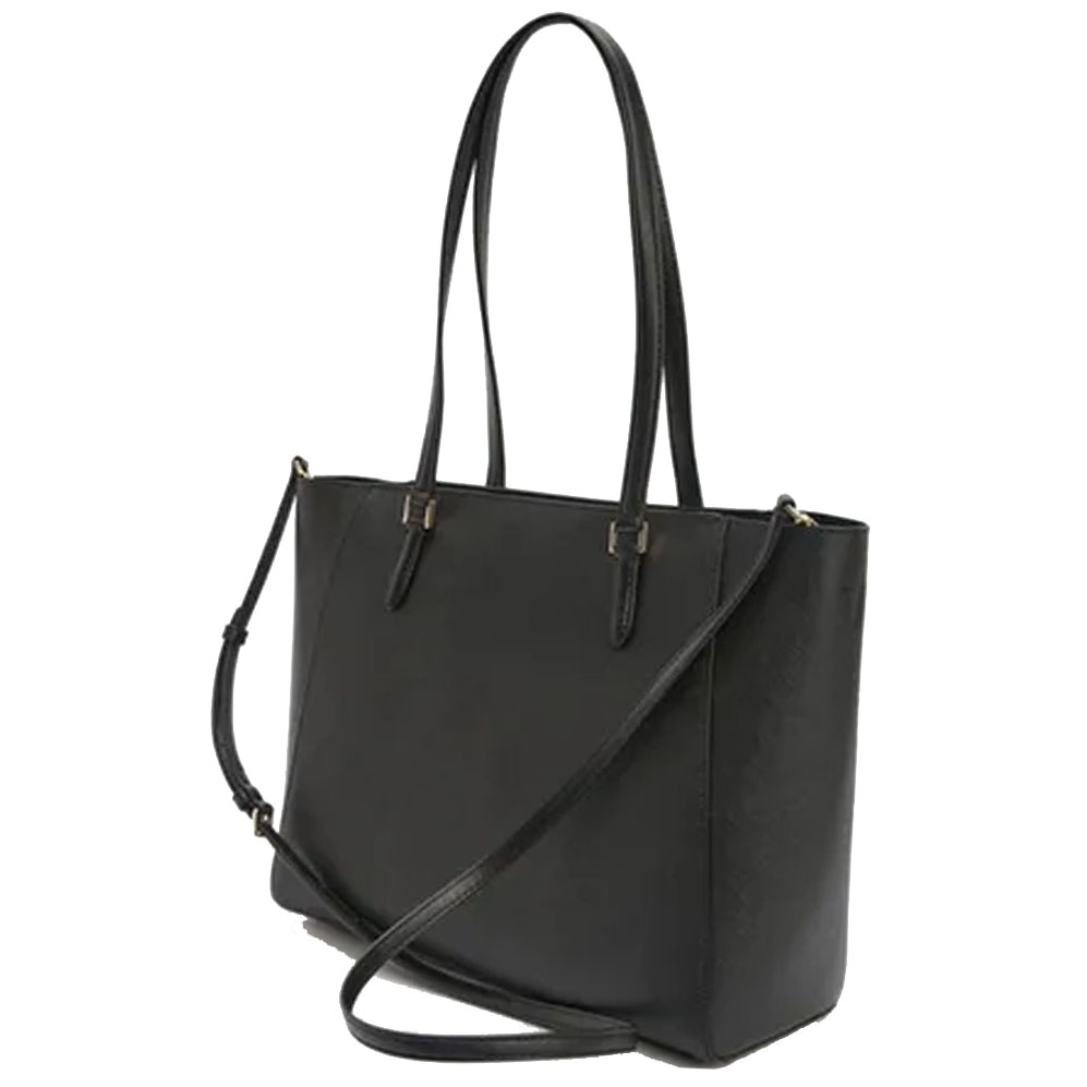 Michael Kors Charlotte Large Saffiano Leather 3-In-1 Tote Bag Black # 35R3GCFT3T