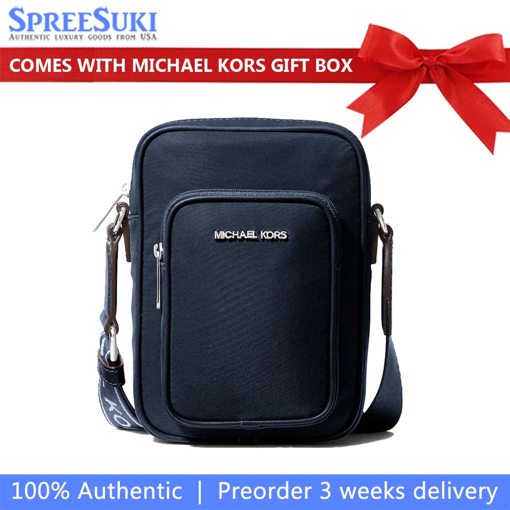 Michael Kors Khai Nylon Crossbody Bag Navy # 35T5S5FC5C