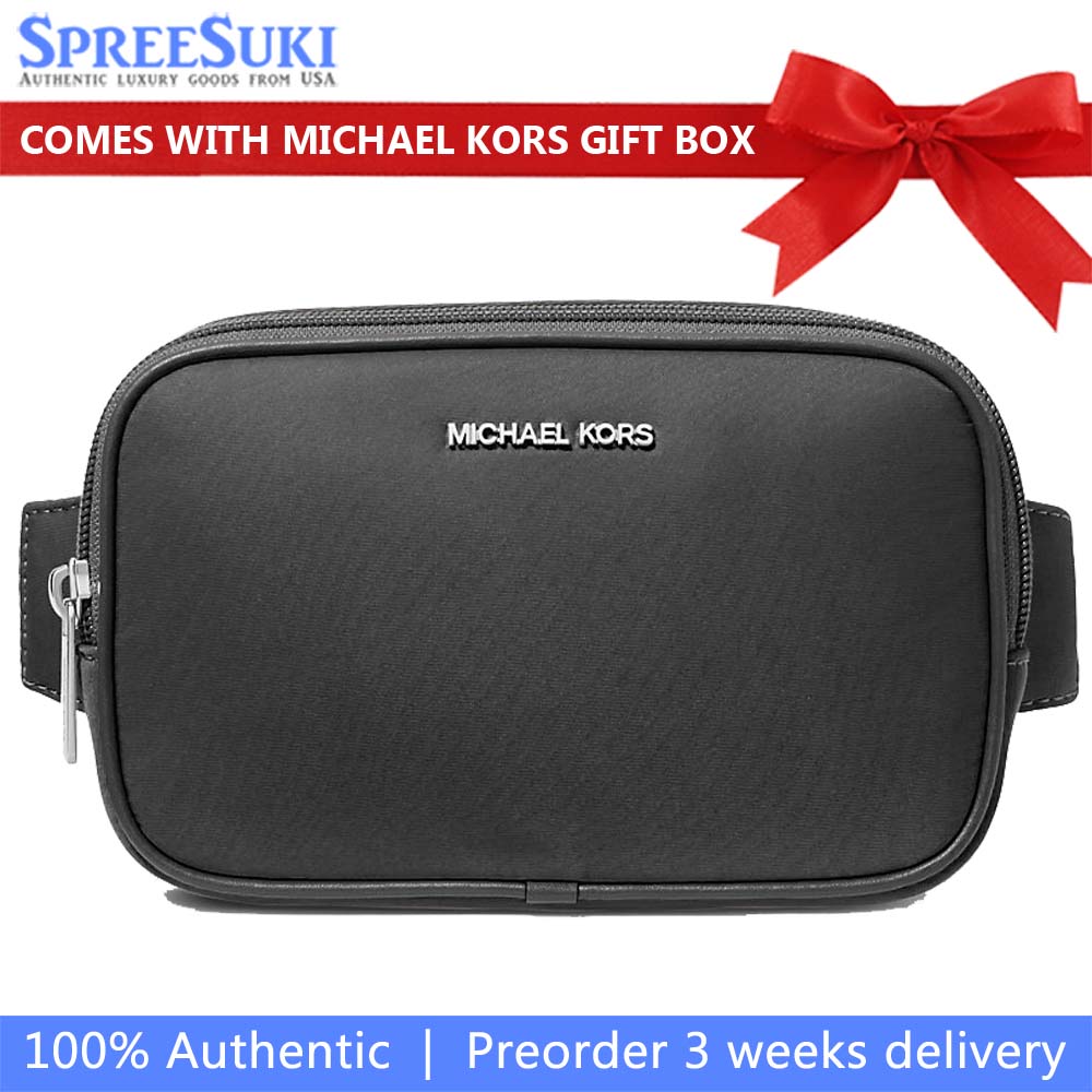 Michael Kors Khai Small Nylon Sling Pack Black # 35T5S5FT1C