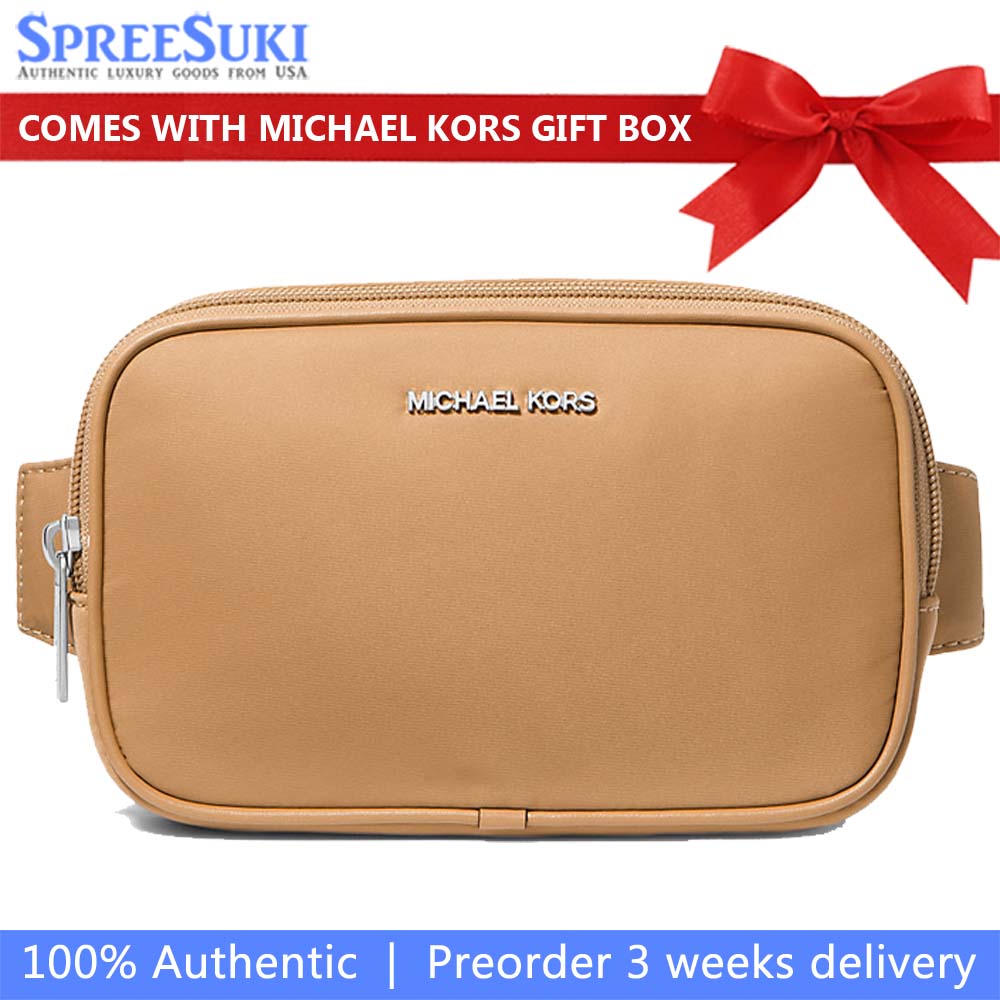 Michael Kors Khai Small Nylon Sling Pack Peanut # 35T5S5FT1C