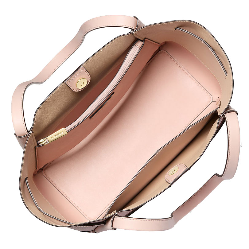 Michael Kors Reed Large Pebbled Leather Tote Bag Powder Blush # 35F4G6RT3T