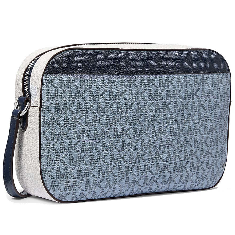 Michael Kors Jet Set Large Signature Logo Crossbody Bag Admiral Multi # 35S5STTC9B