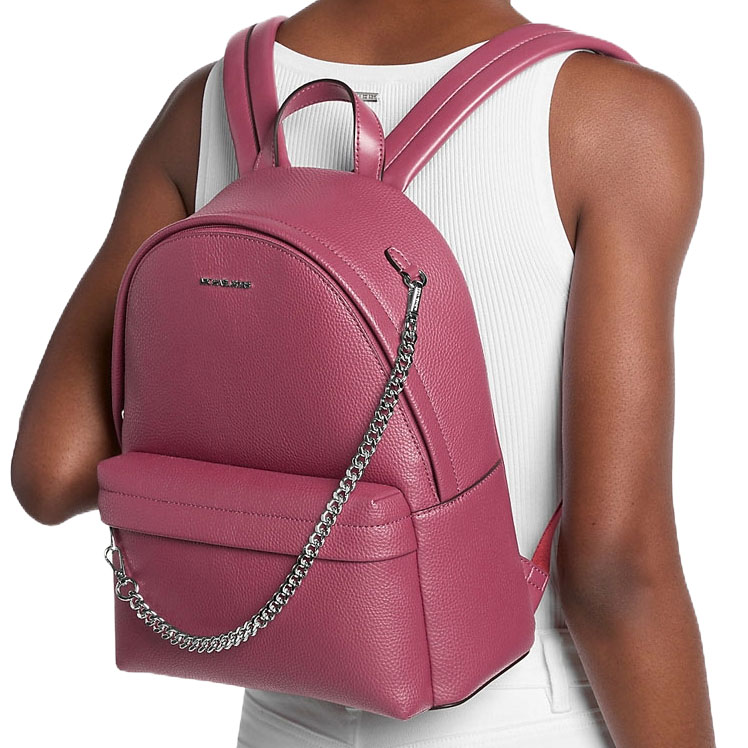 Michael Kors Slater Medium Backpack Dk Raspberry # 35F5S04B2V