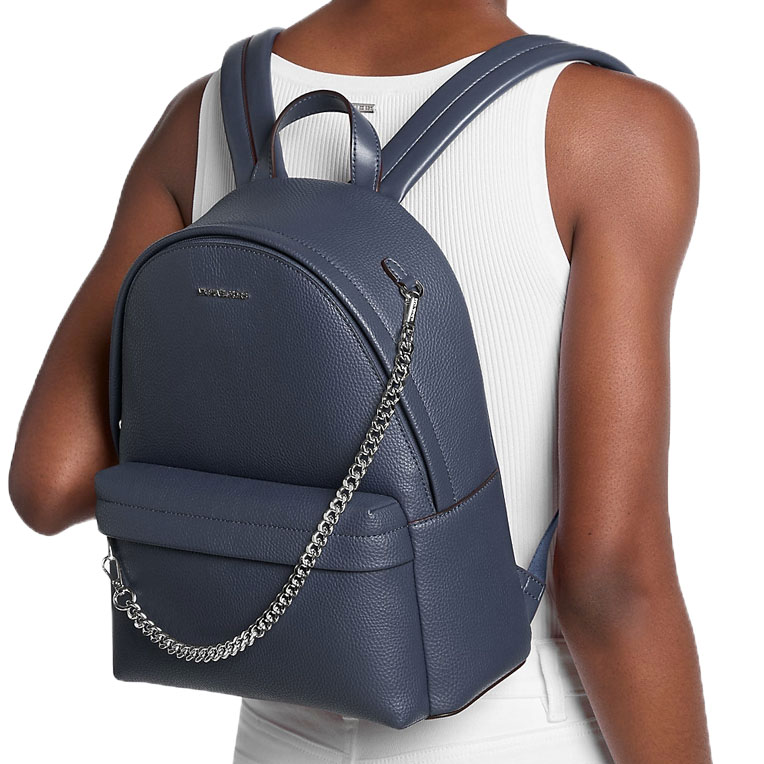 Michael Kors Slater Medium Backpack Navy # 35F5S04B2V