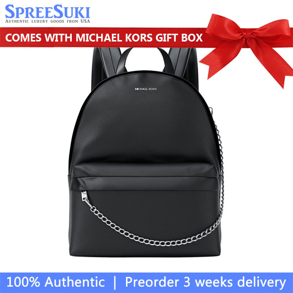 Michael Kors Slater Medium Backpack Black # 35F5S04B2V