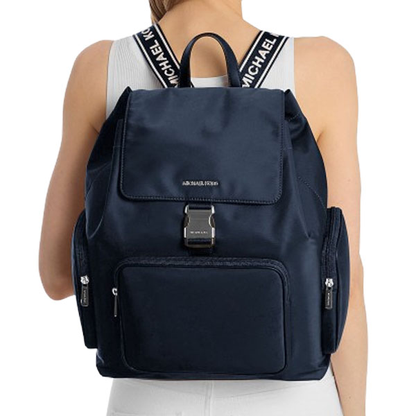 Michael Kors Khai Large Nylon Cargo Backpack Navy # 35T5S5FB7C